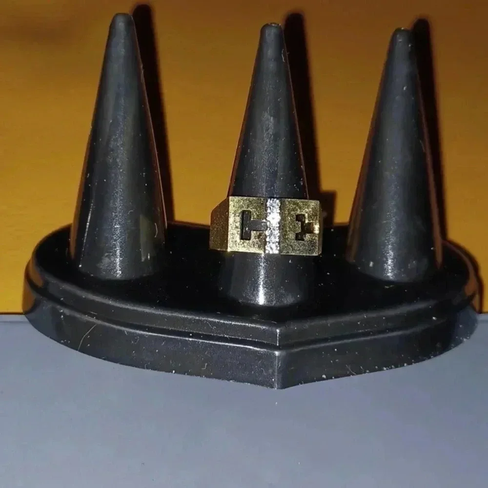 Gold plated men's ring